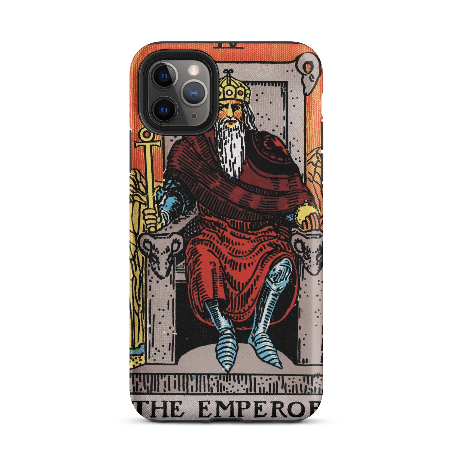'The Emperor' Tarot Card Durable iPhone Case | Major Arcana