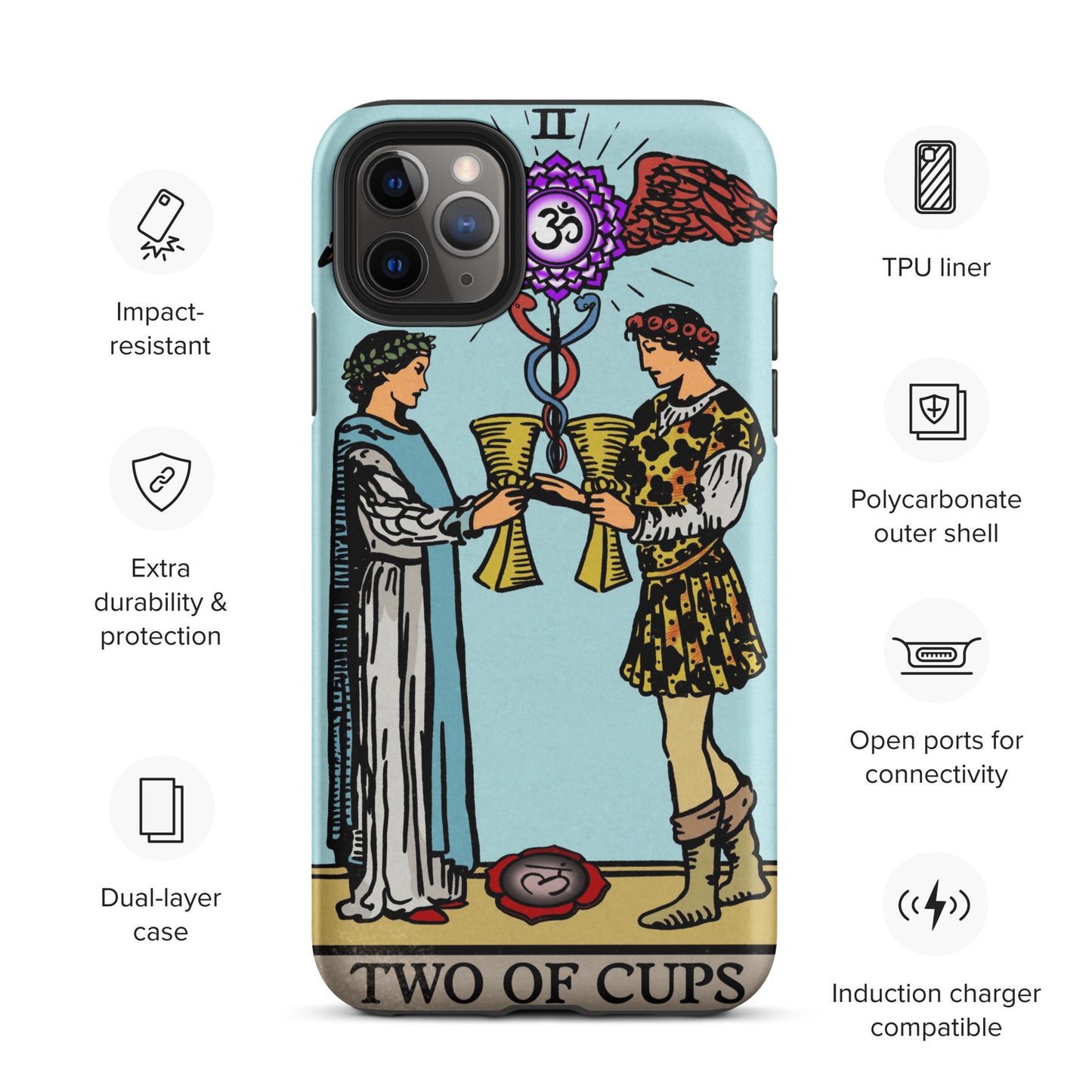 'Two of Cups' Chakra Series iPhone Case