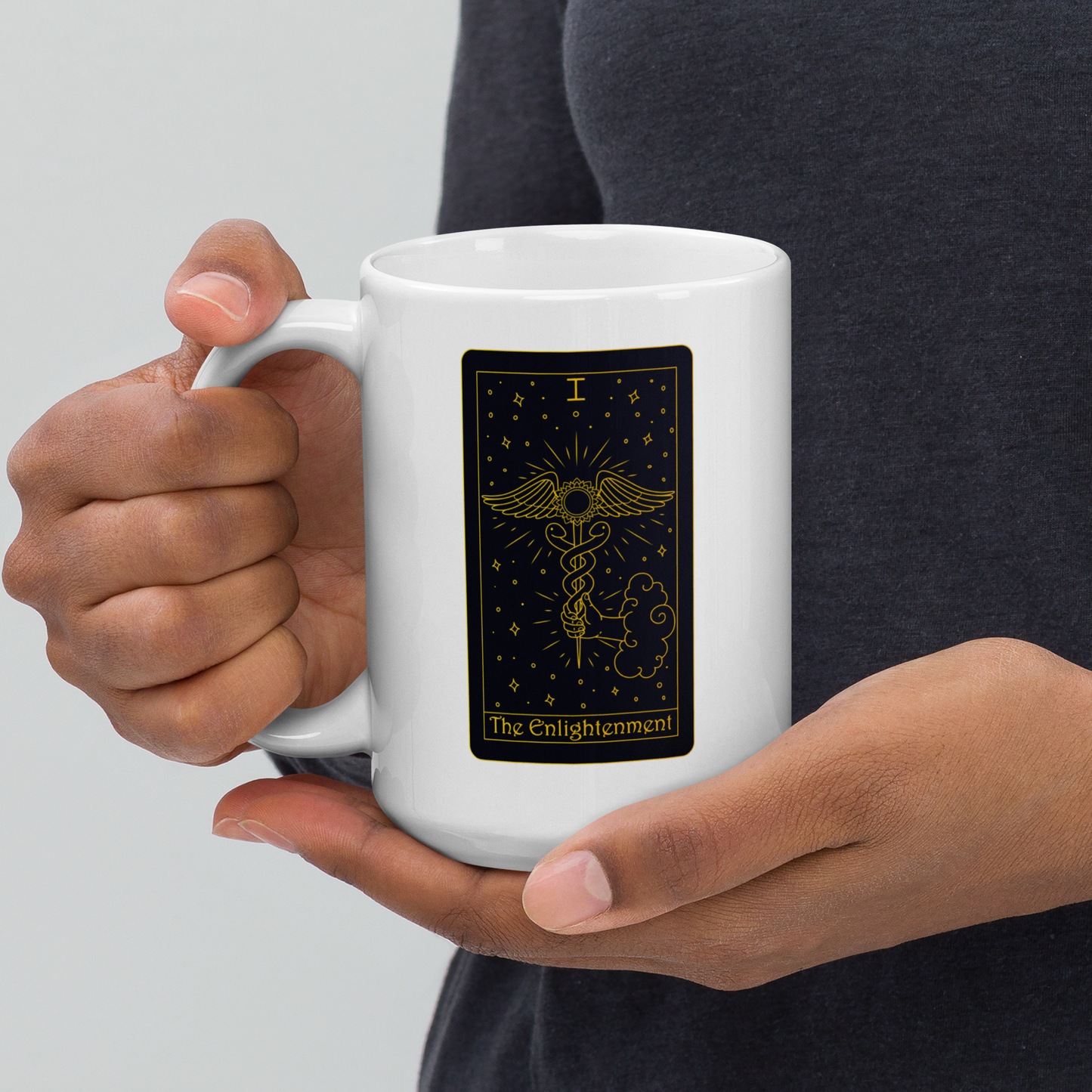 'The Enlightenment' Tarot Card Mug (Ace of Wands)